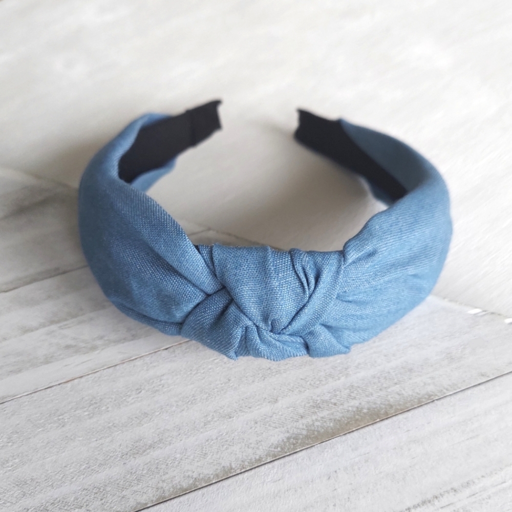 Heidi Denim Headbands - Light